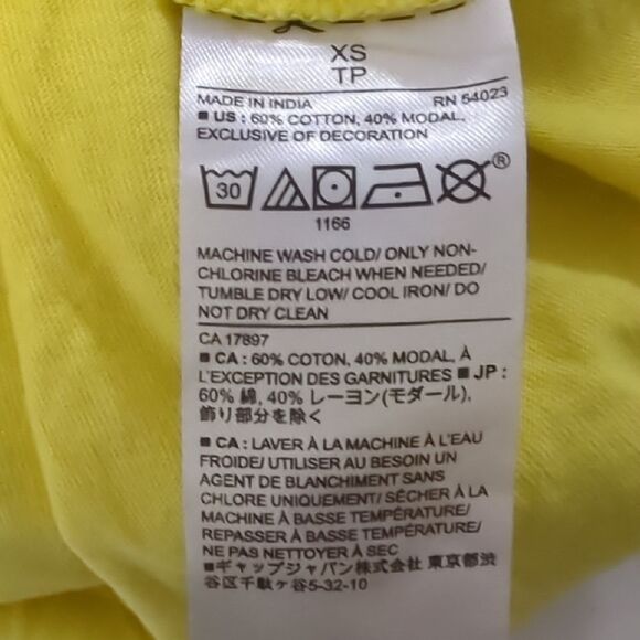 Banana Republic Yellow Embellished Tank Top - Picture 7 of 7